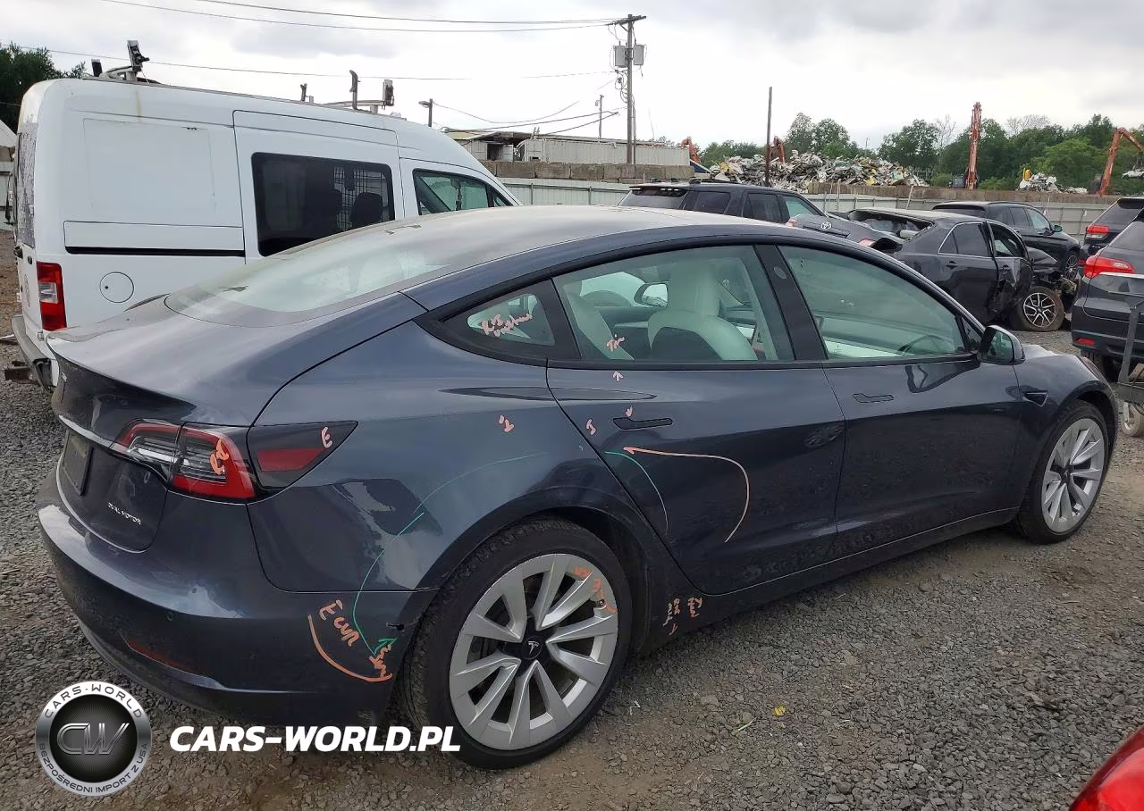 2022 Tesla Model 3 VIN:5YJ3E1EB5NF202601 - 3