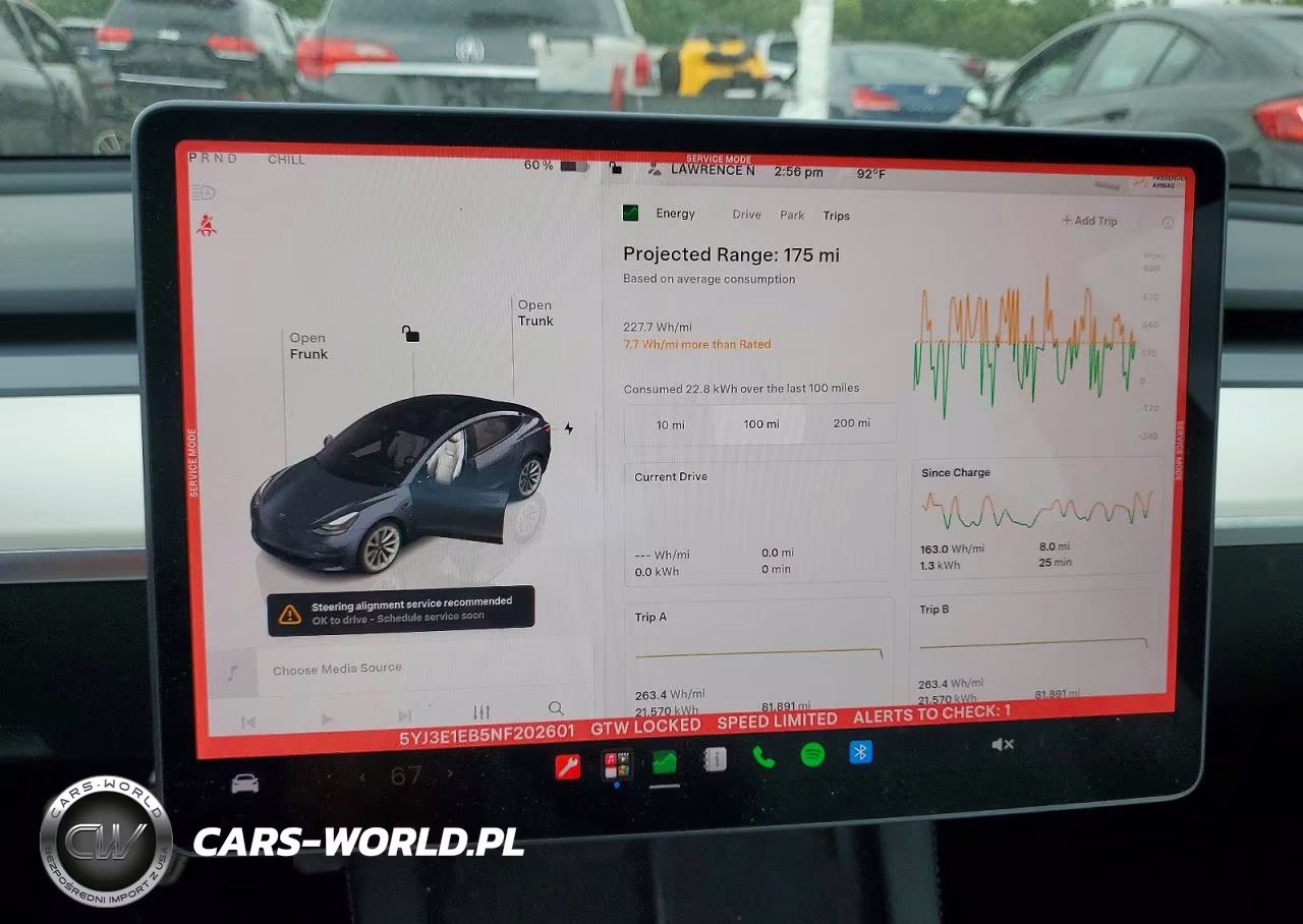 2022 Tesla Model 3 VIN:5YJ3E1EB5NF202601 - 9