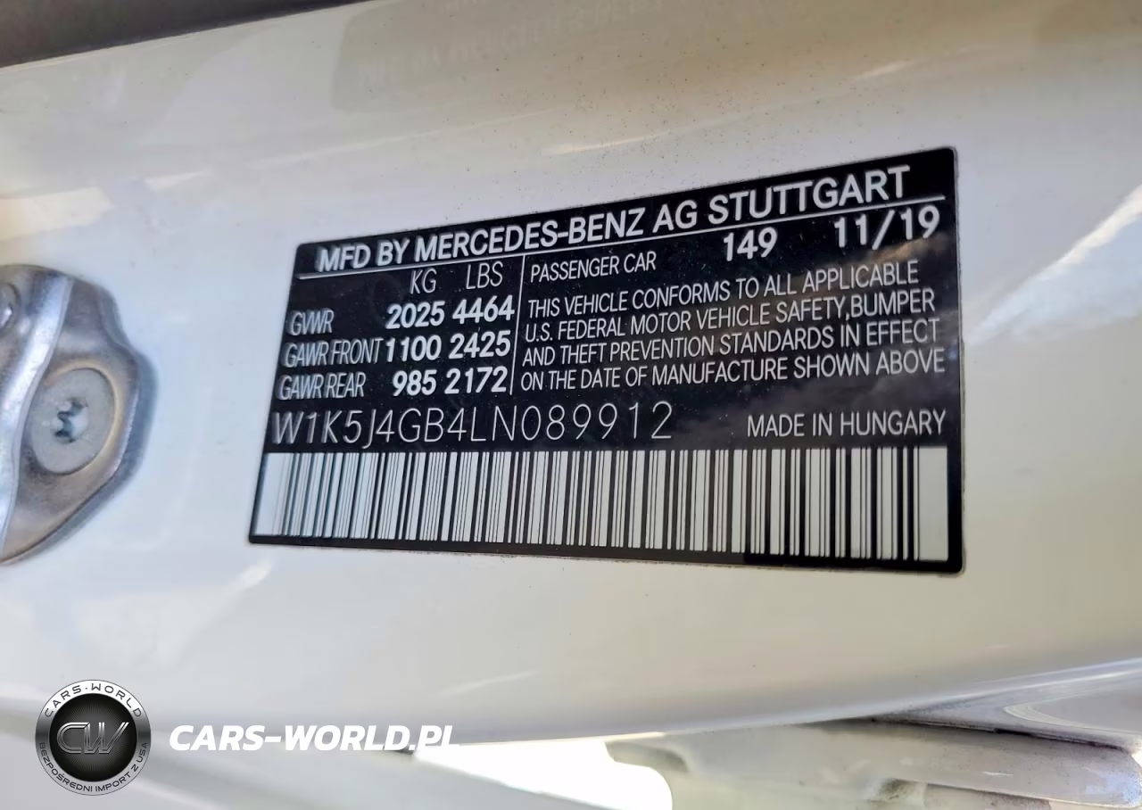 2020 Mercedes-Benz Cla 250 VIN:W1K5J4GB4LN089912 - 12