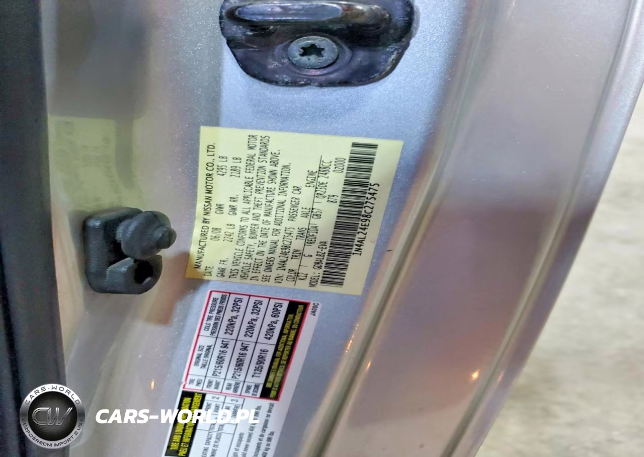 2008 Nissan Altima 2.5S VIN:1N4AL24E98C275475 - 12
