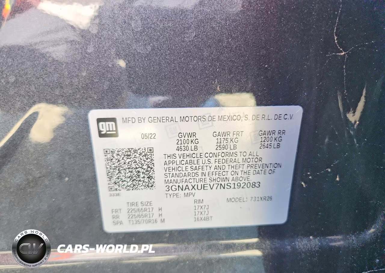 2022 Chevrolet Equinox Lt VIN:3GNAXUEV7NS192083 - 13