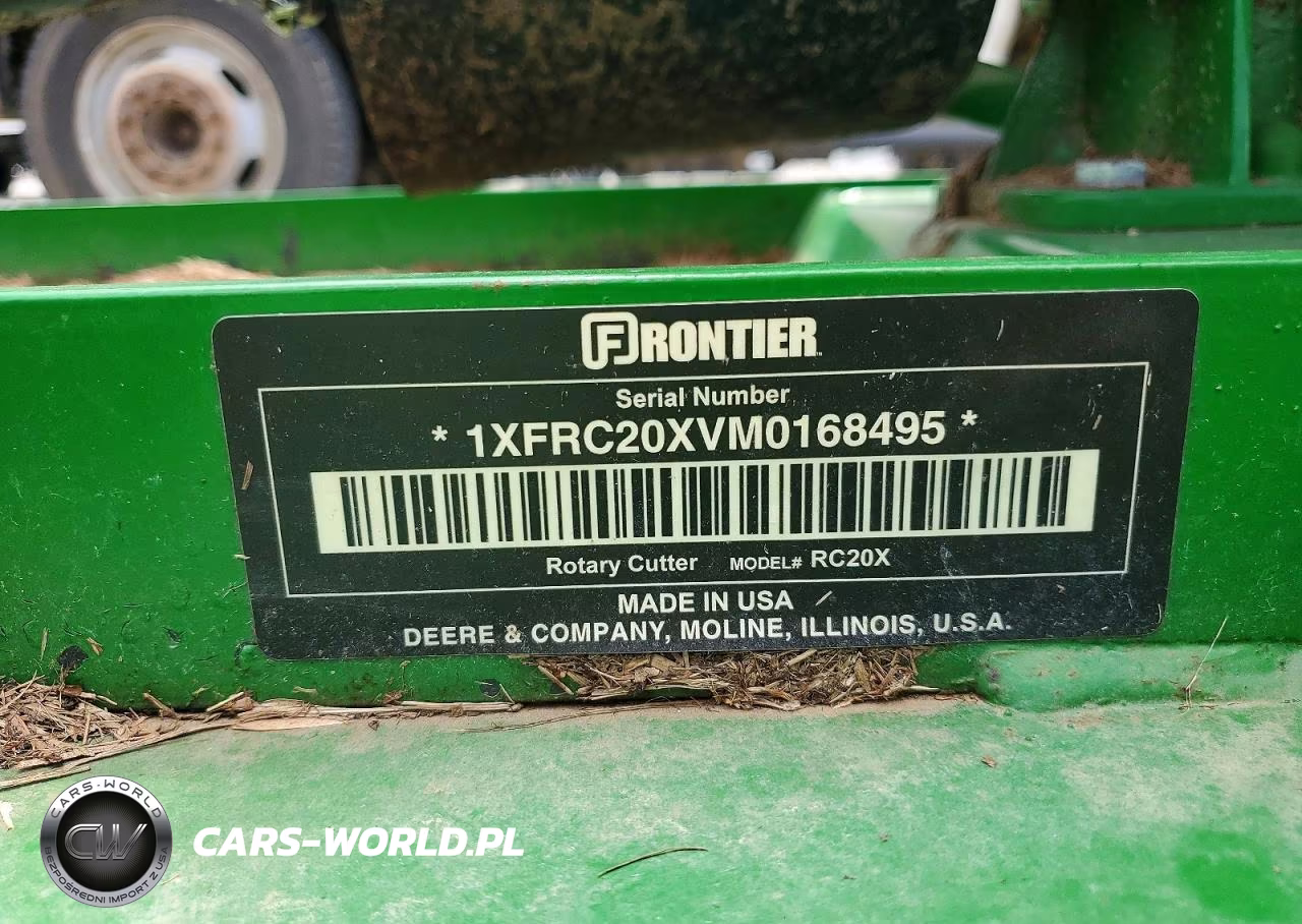 2021 John Deere Rc2072 Rotary Mower VIN:1XFRC20XVM0168495 - 10