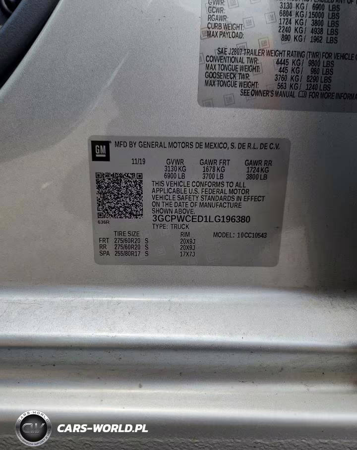 2020 Chevrolet Silverado C1500 Lt VIN:3GCPWCED1LG196380 - 12