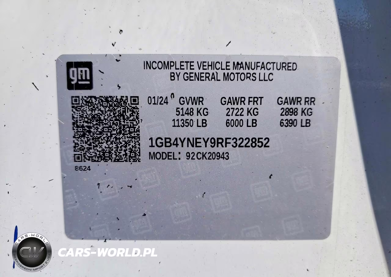 2024 Chevrolet Silverado K2500 Heavy Duty Lt VIN:1GB4YNEY9RF322852 - 12