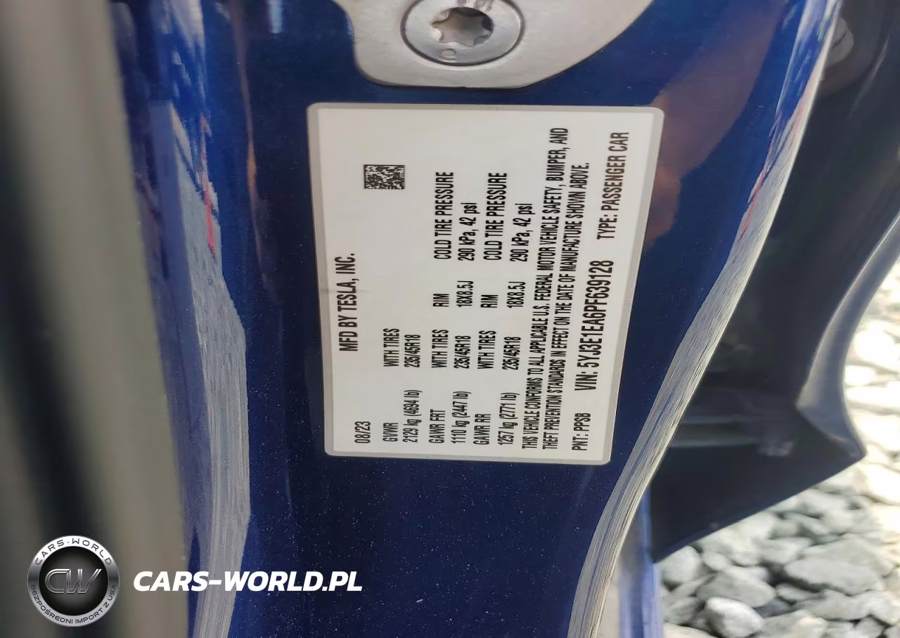 2023 Tesla Model 3 VIN:5YJ3E1EA6PF639128 - 13