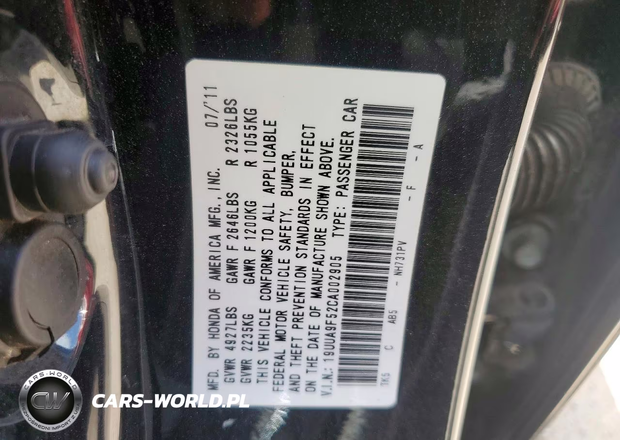 2012 Acura Tl VIN:19UUA9F52CA002905 - 13