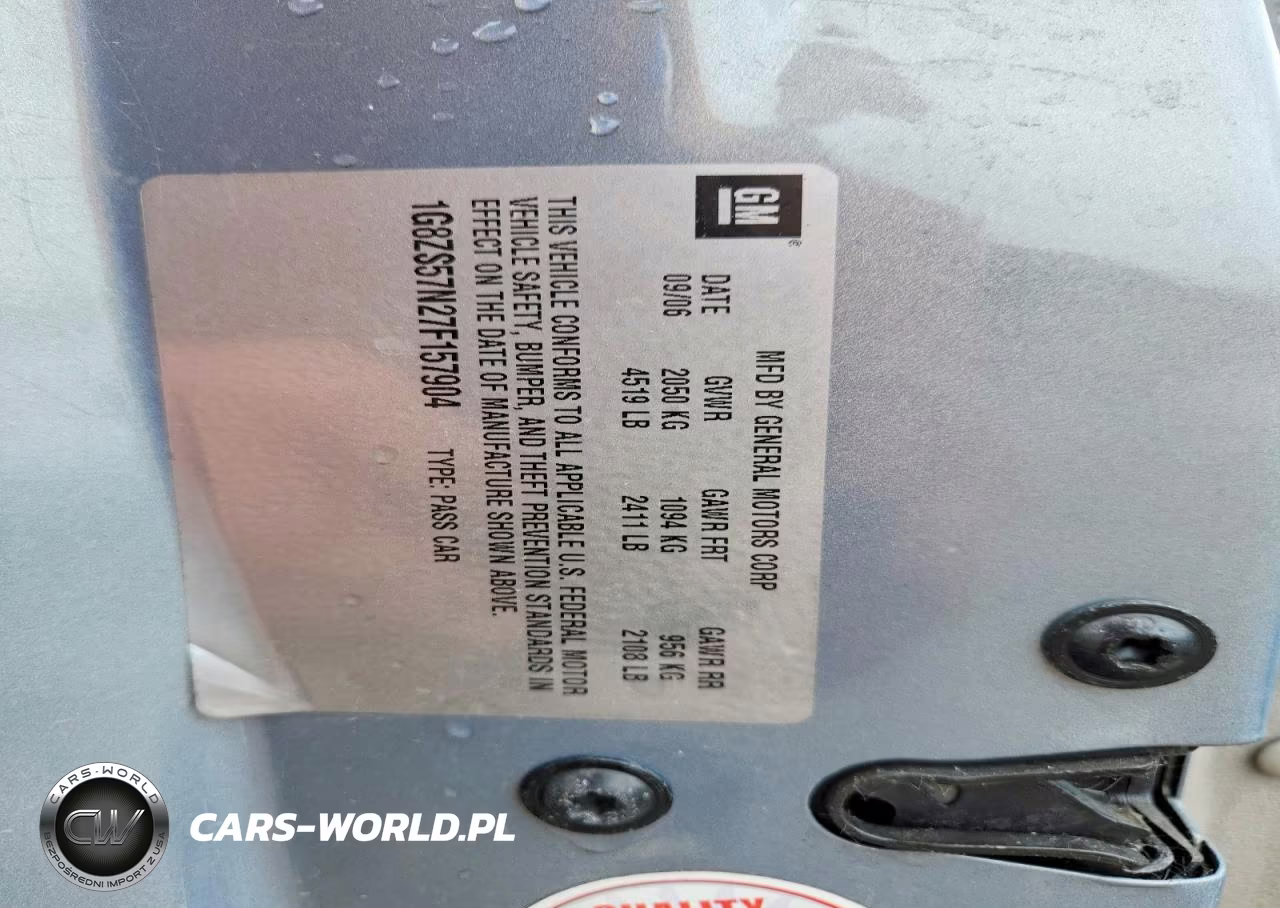 2007 Saturn Aura Xe VIN:1G8ZS57N27F157904 - 12