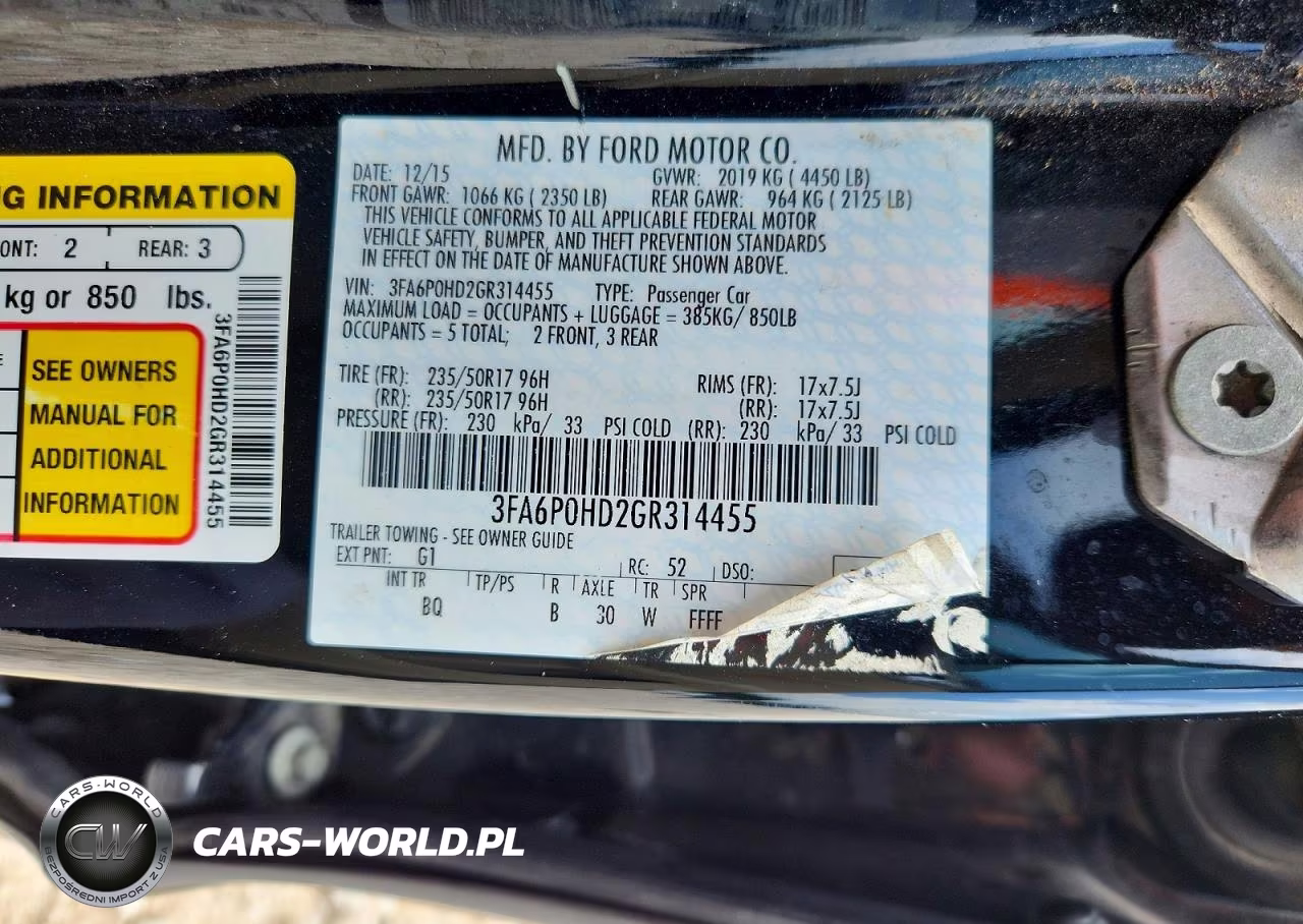 2016 Ford Fusion Se VIN:3FA6P0HD2GR314455 - 12