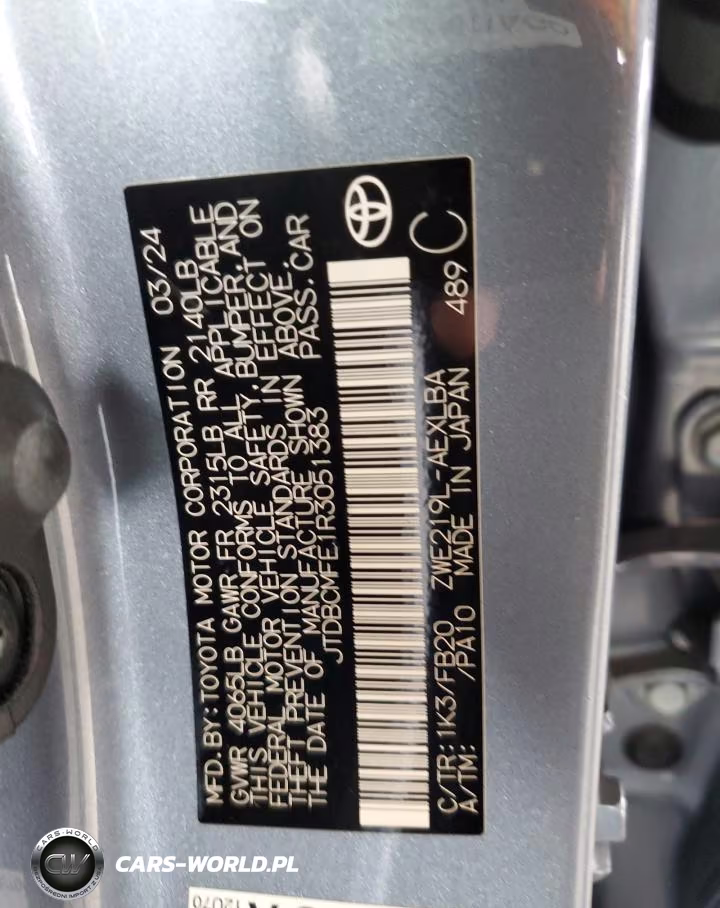 2024 Toyota Corolla Le VIN:JTDBCMFE1R3051383 - 12