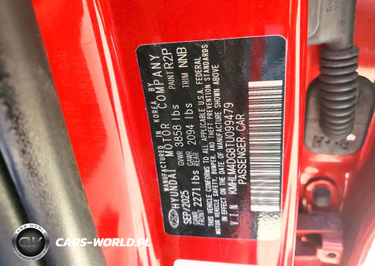 2026 Hyundai Elantra Sel Sport VIN:KMHLM4DG8TU099479 - 12