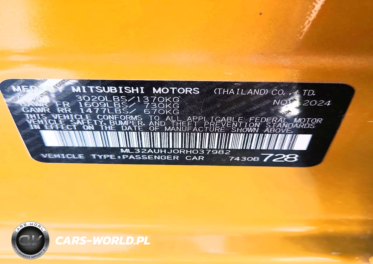 2024 Mitsubishi Mirage Es VIN:ML32AUHJ0RH037982 - 12