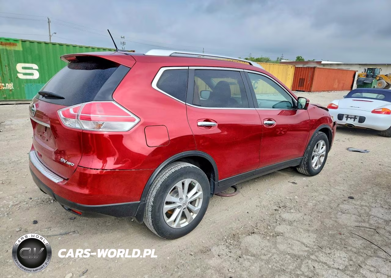 2015 Nissan Rogue Sv VIN:KNMAT2MV2FP509195 - 3