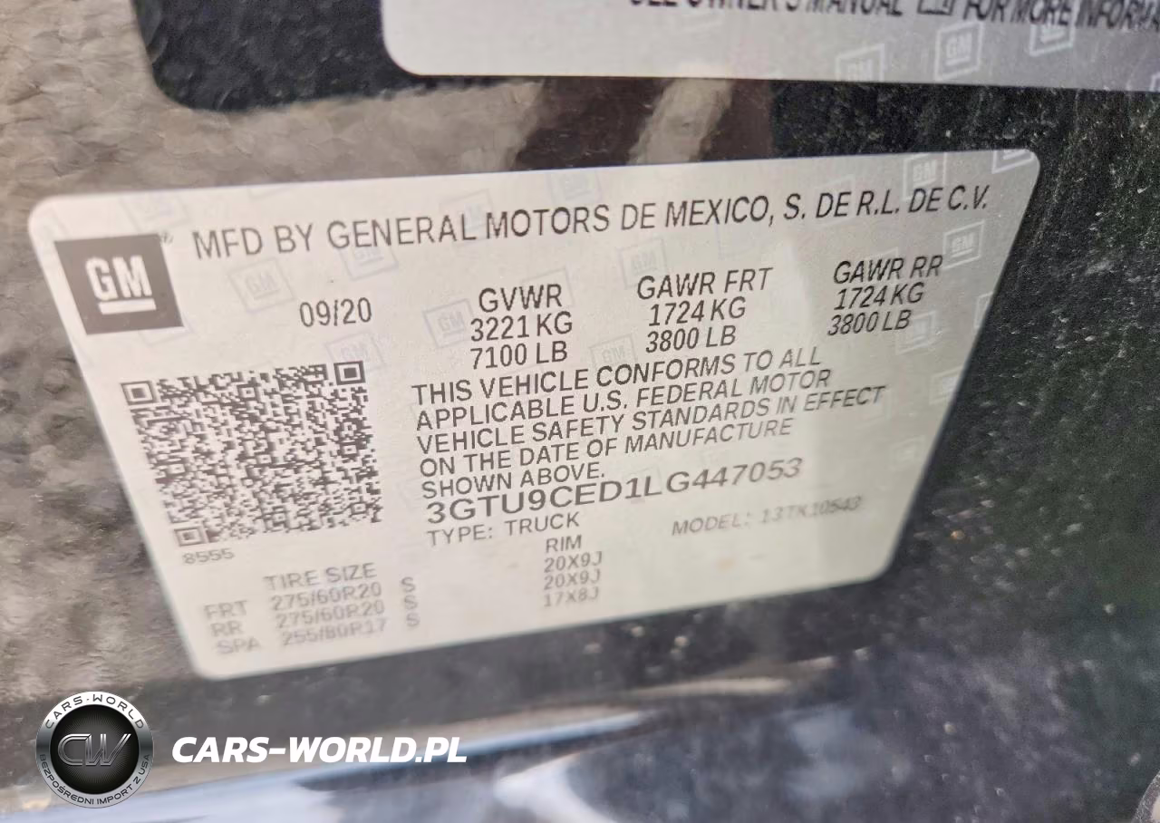 2020 GMC Sierra K1500 Elevation VIN:3GTU9CED1LG447053 - 12