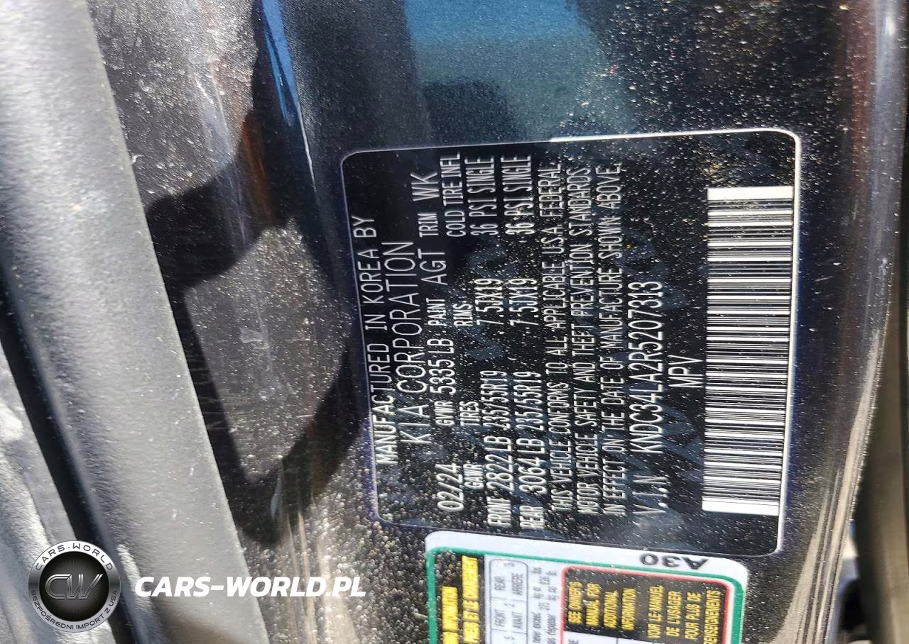 2024 Kia Ev6 Wind VIN:KNDC34LA2R5207313 - 13