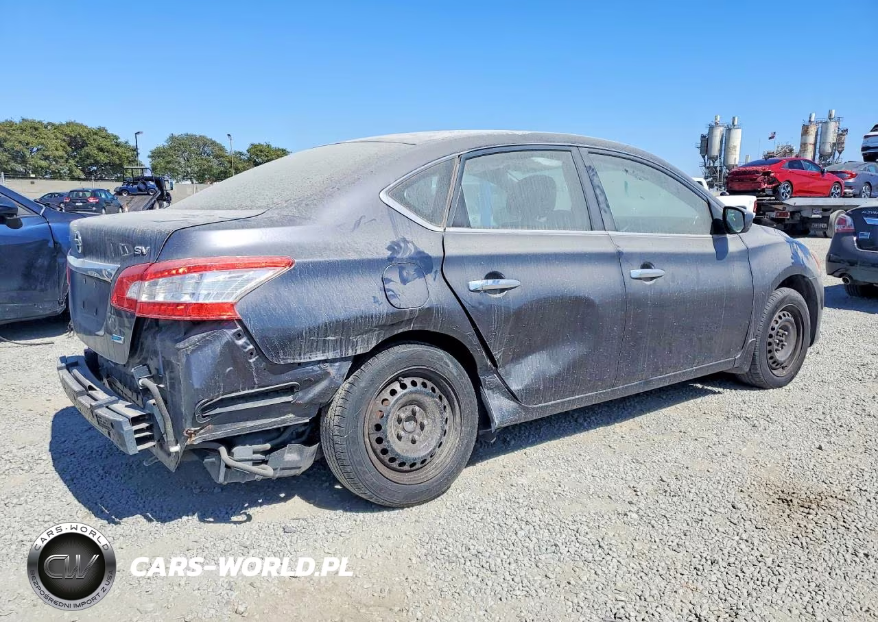 2014 Nissan Sentra Sv VIN:3N1AB7AP9EY231806 - 3