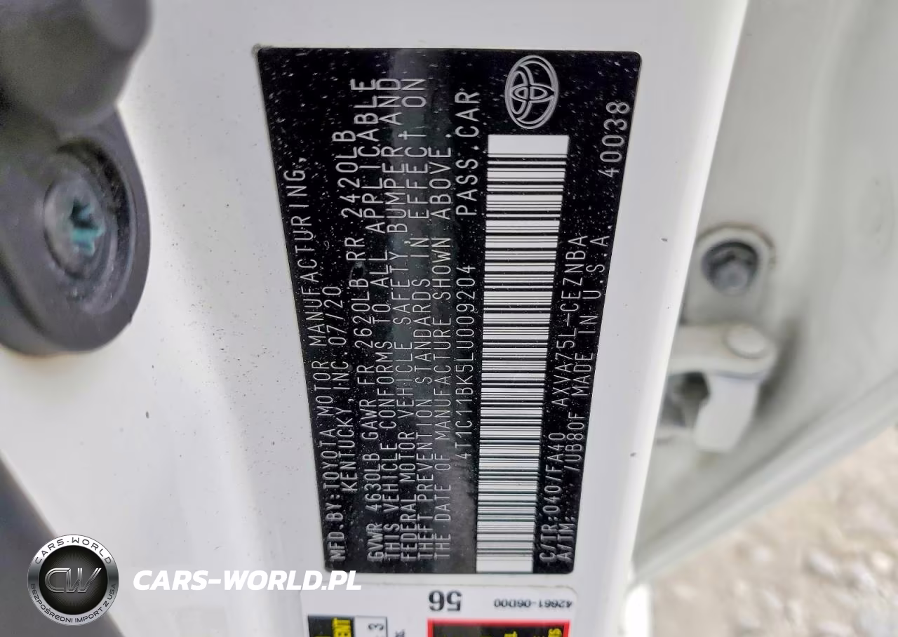 2020 Toyota Camry Le VIN:4T1C11BK5LU009204 - 13