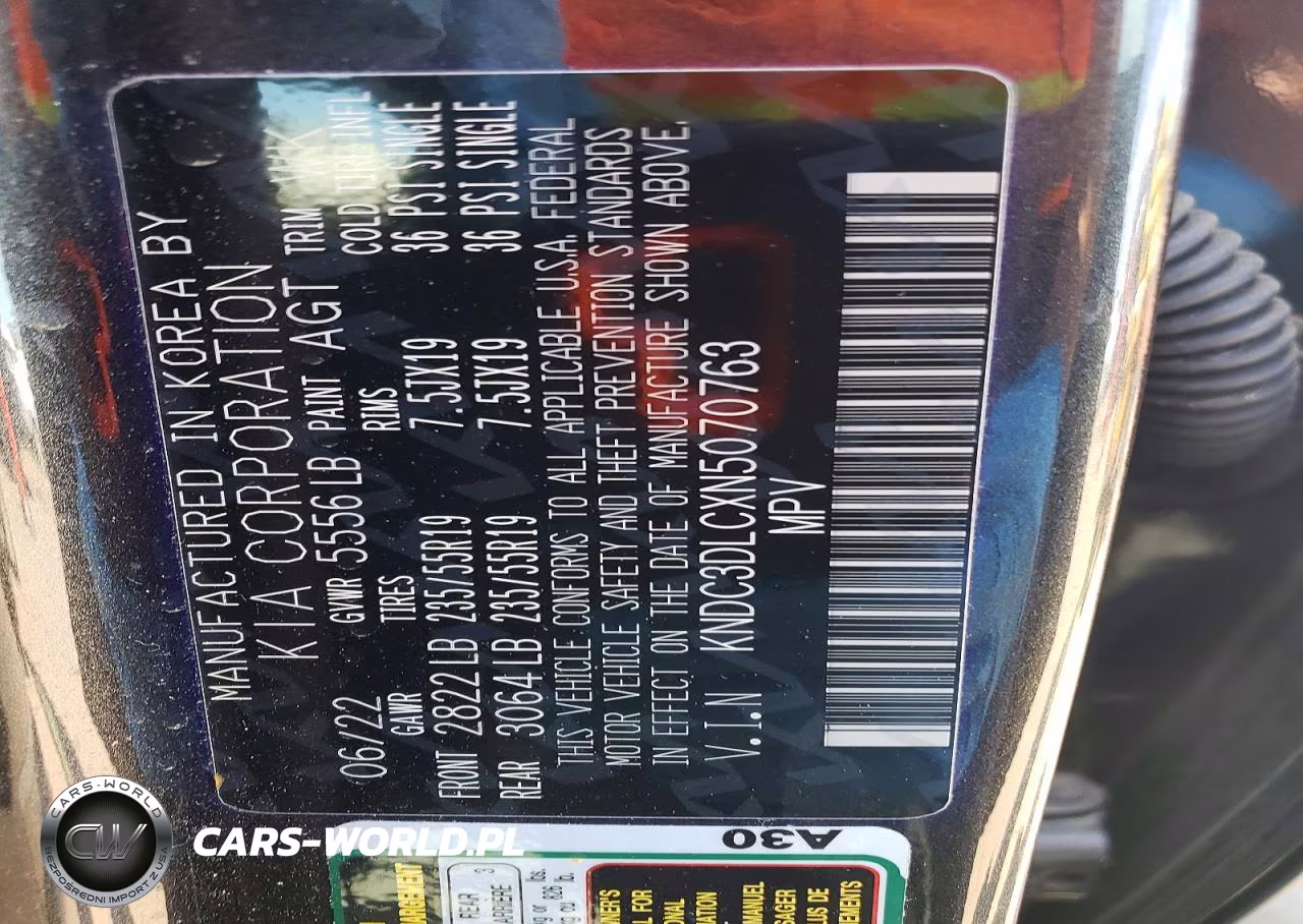2022 Kia Ev6 Wind VIN:KNDC3DLCXN5070763 - 13