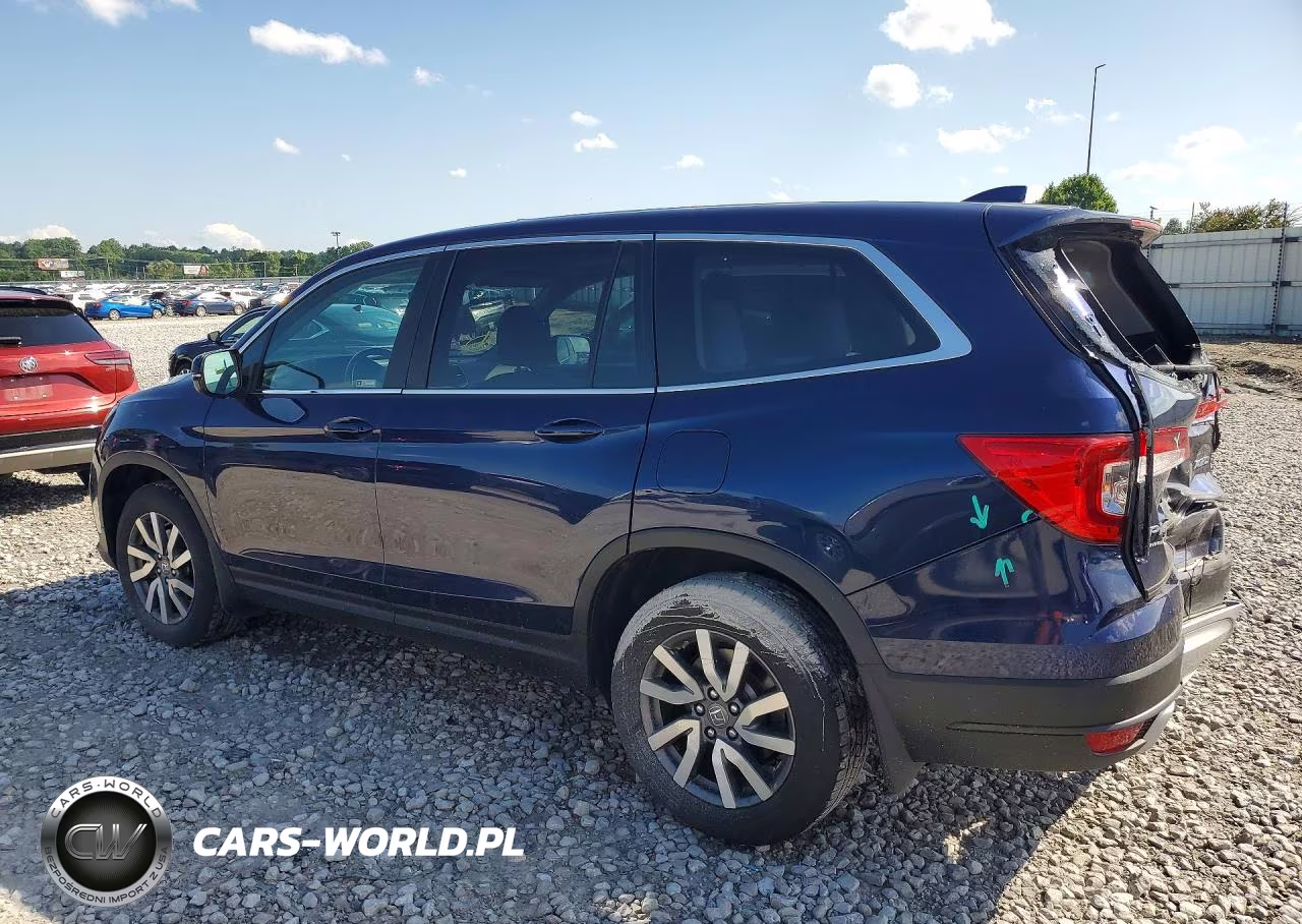 2019 Honda Pilot Exl VIN:5FNYF6H56KB038633 - 2