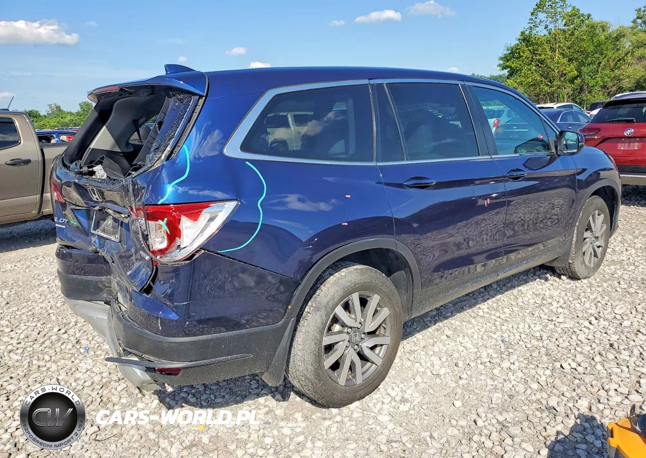 2019 Honda Pilot Exl VIN:5FNYF6H56KB038633 - 3