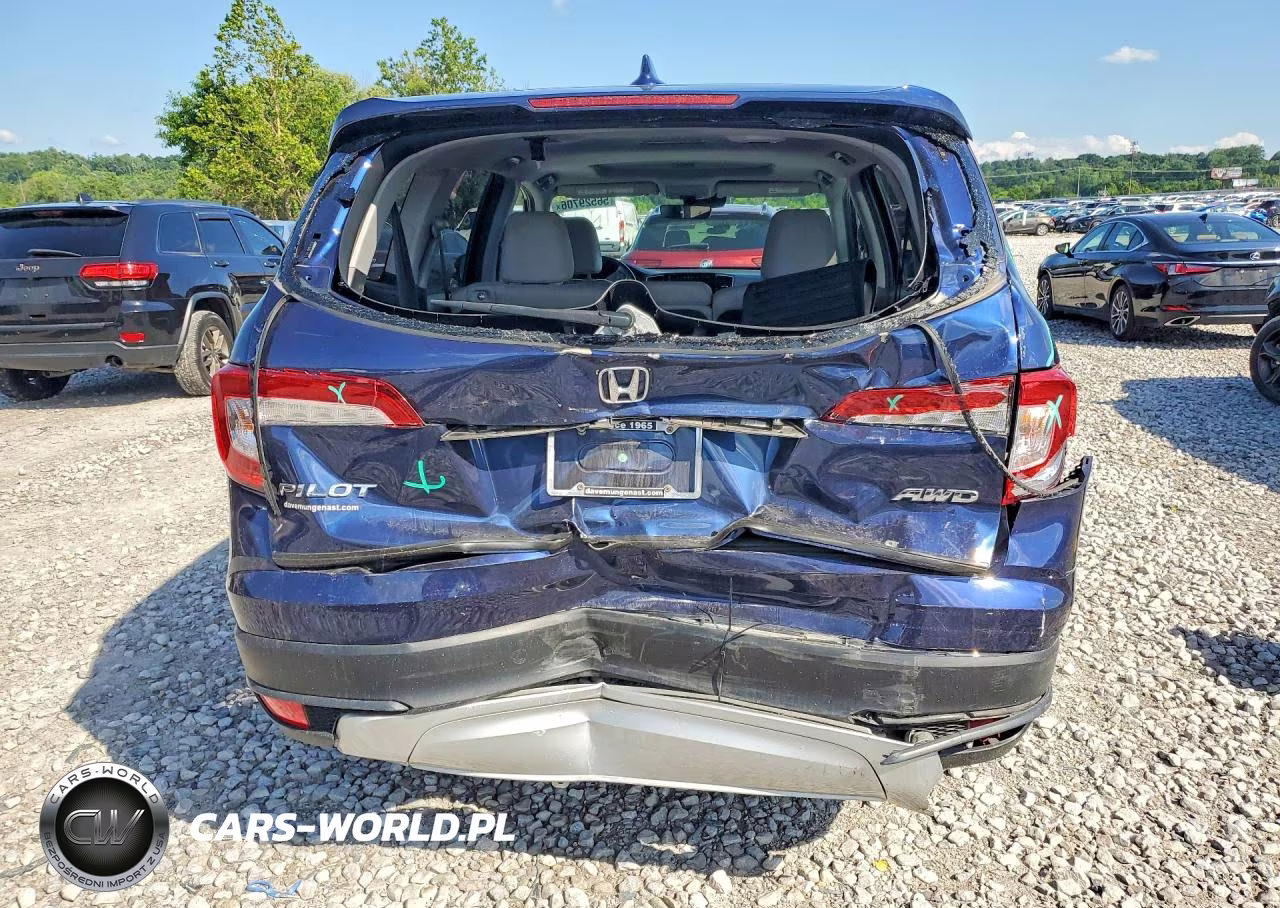 2019 Honda Pilot Exl VIN:5FNYF6H56KB038633 - 6