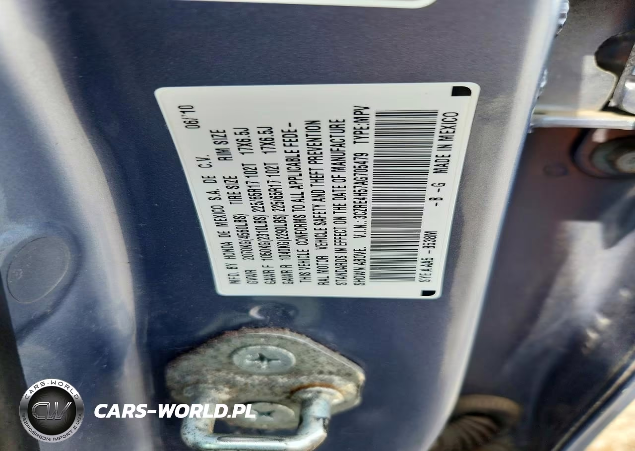 2010 Honda Cr-V Ex VIN:3CZRE4H57AG705479 - 13