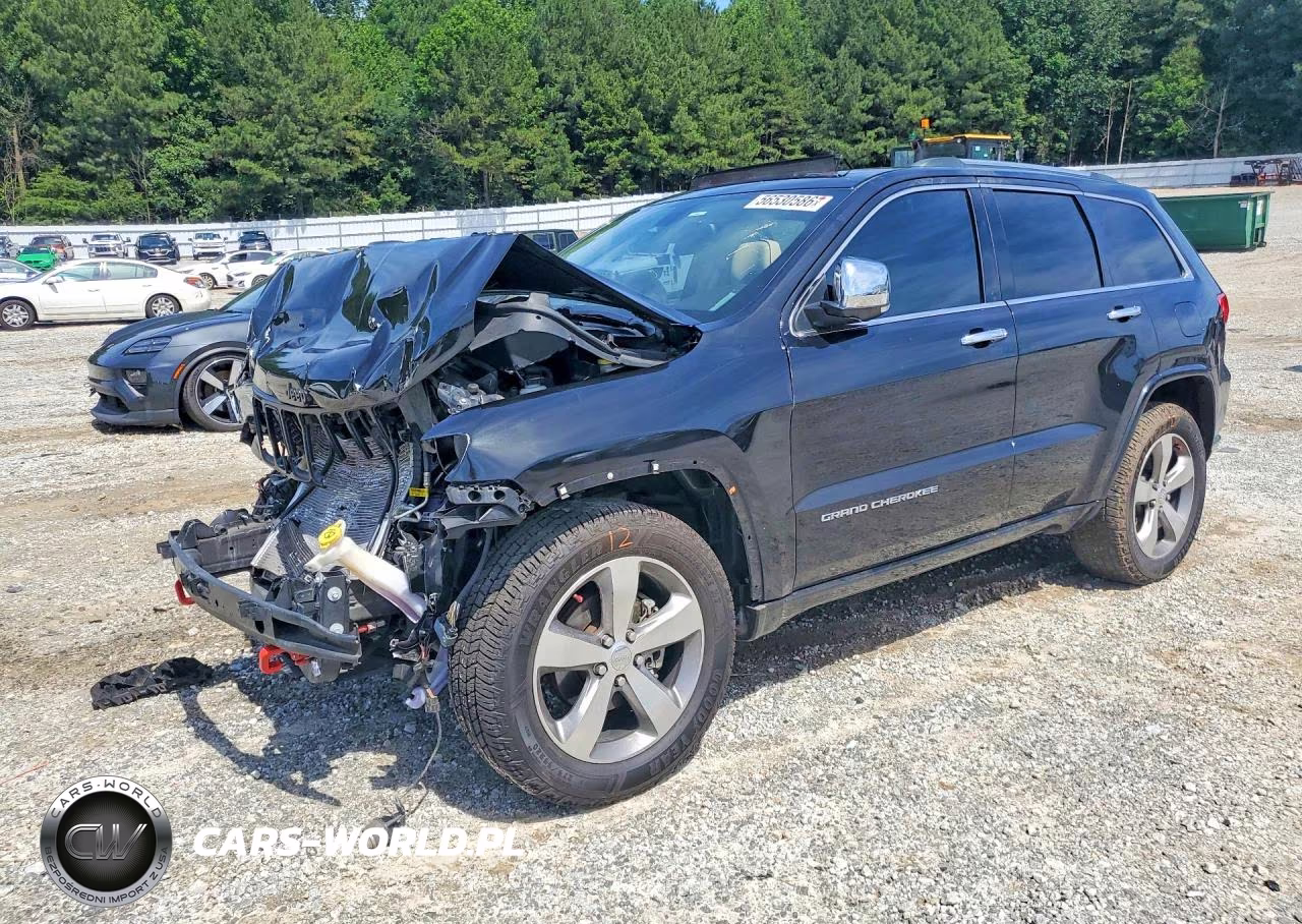 2015 Jeep Grand Cherokee Overland VIN:1C4RJECG3FC856930 - 1