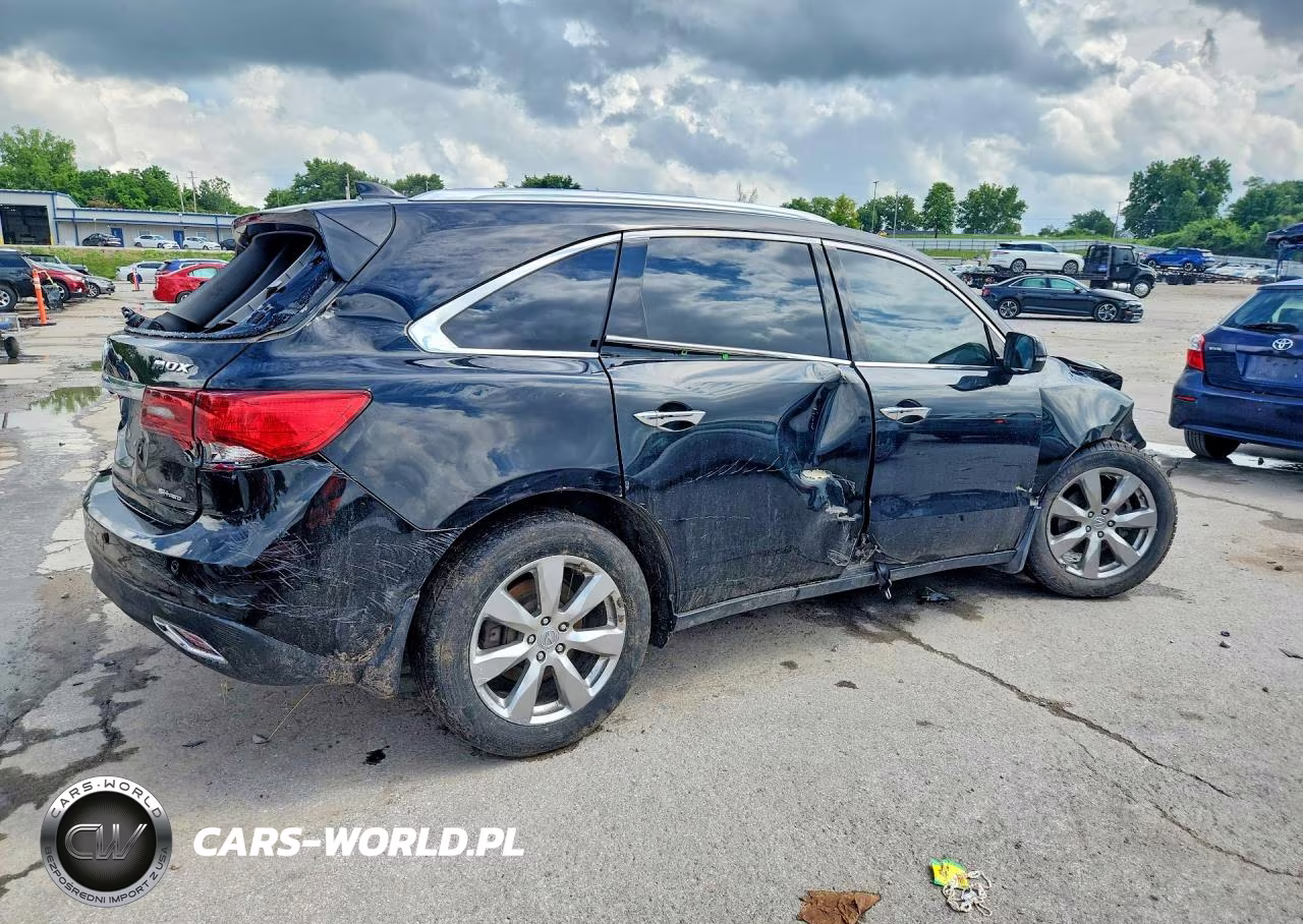 2016 Acura Mdx Advance VIN:5FRYD4H97GB002789 - 3