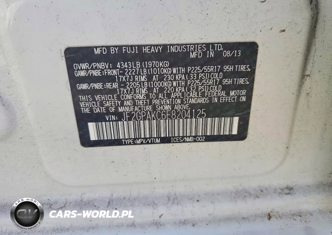 2014 Subaru Xv Crosstrek 2.0 Limited VIN:JF2GPAKC6E8204125 - 12