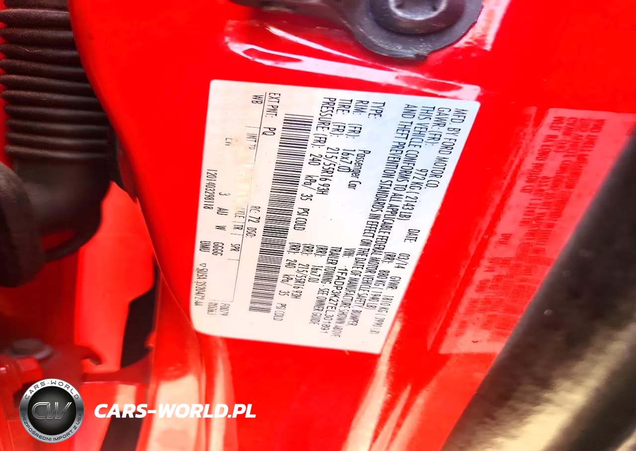 2014 Ford Focus Se VIN:1FADP3K27EL301891 - 12