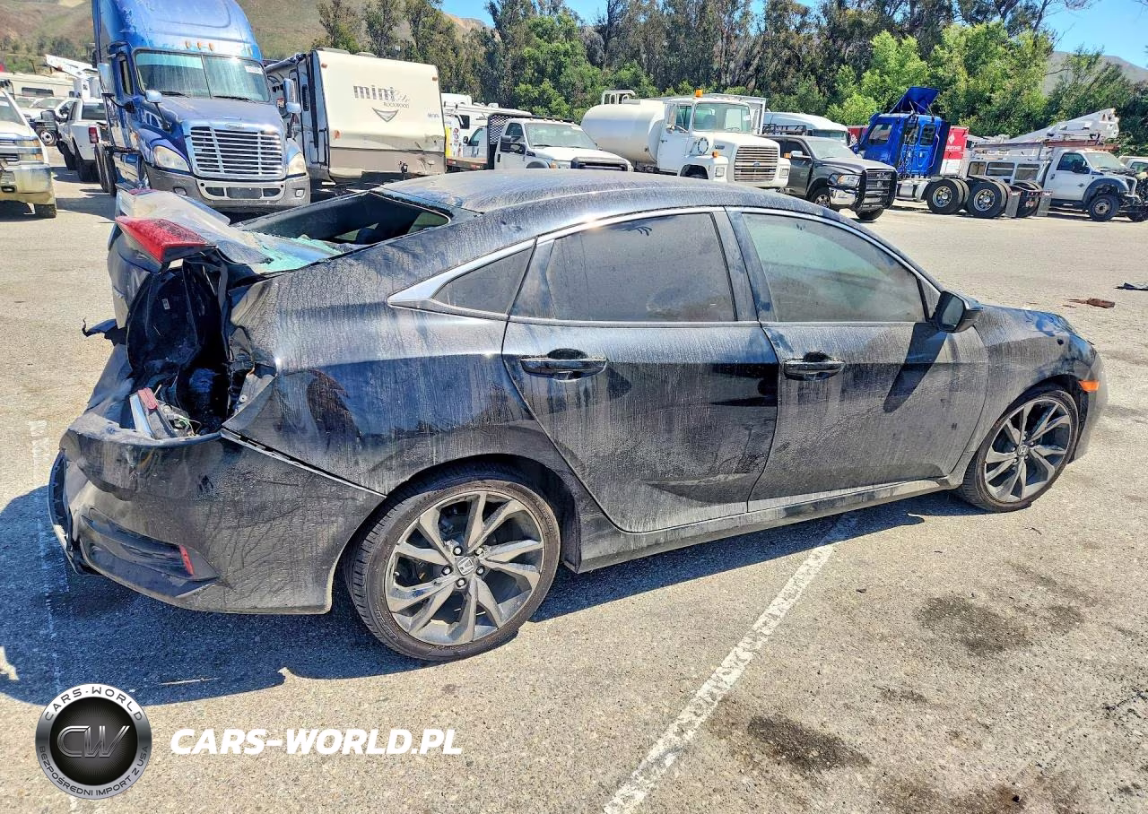 2019 Honda Civic Sport VIN:2HGFC2F89KH539842 - 3