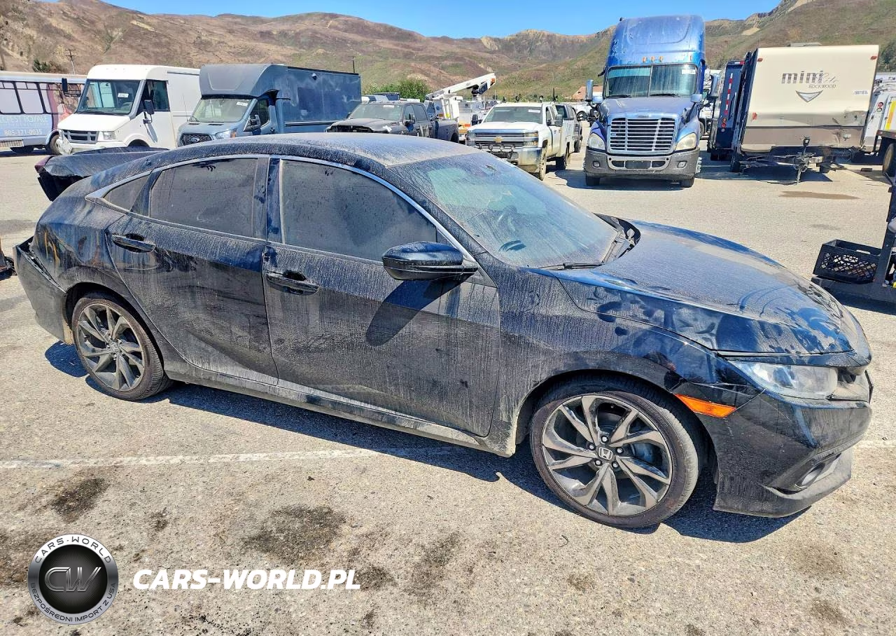 2019 Honda Civic Sport VIN:2HGFC2F89KH539842 - 4