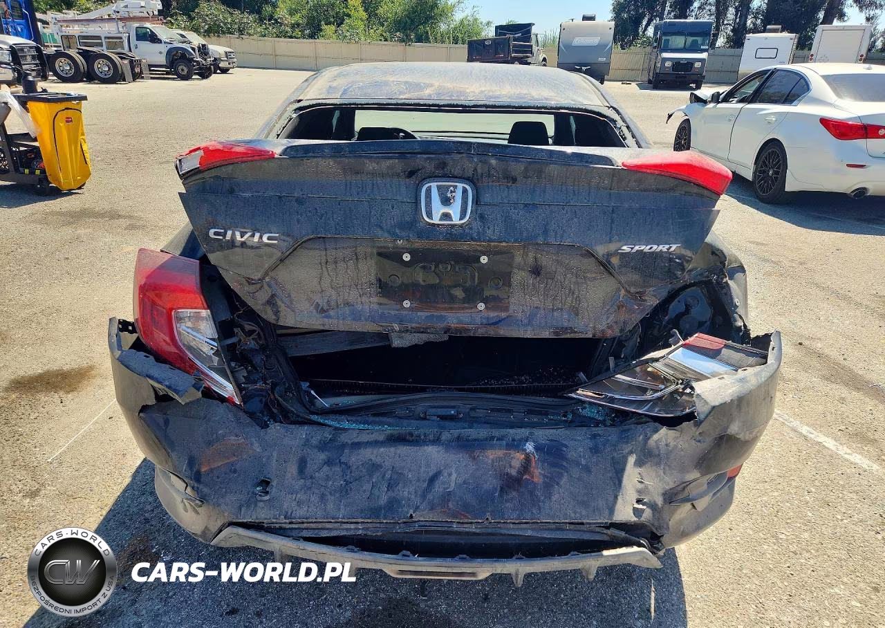 2019 Honda Civic Sport VIN:2HGFC2F89KH539842 - 6