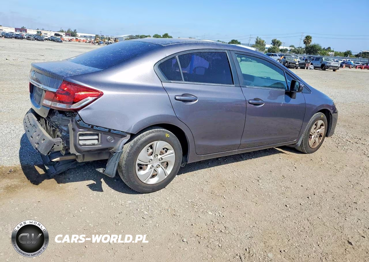 2014 Honda Civic Lx VIN:19XFB2F56EE207235 - 3