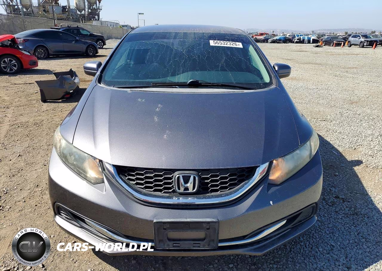 2014 Honda Civic Lx VIN:19XFB2F56EE207235 - 5