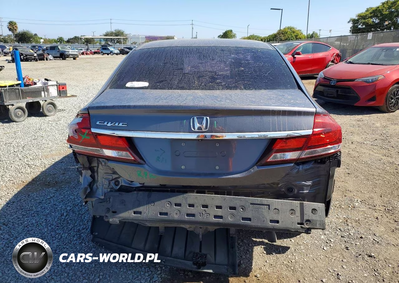 2014 Honda Civic Lx VIN:19XFB2F56EE207235 - 6