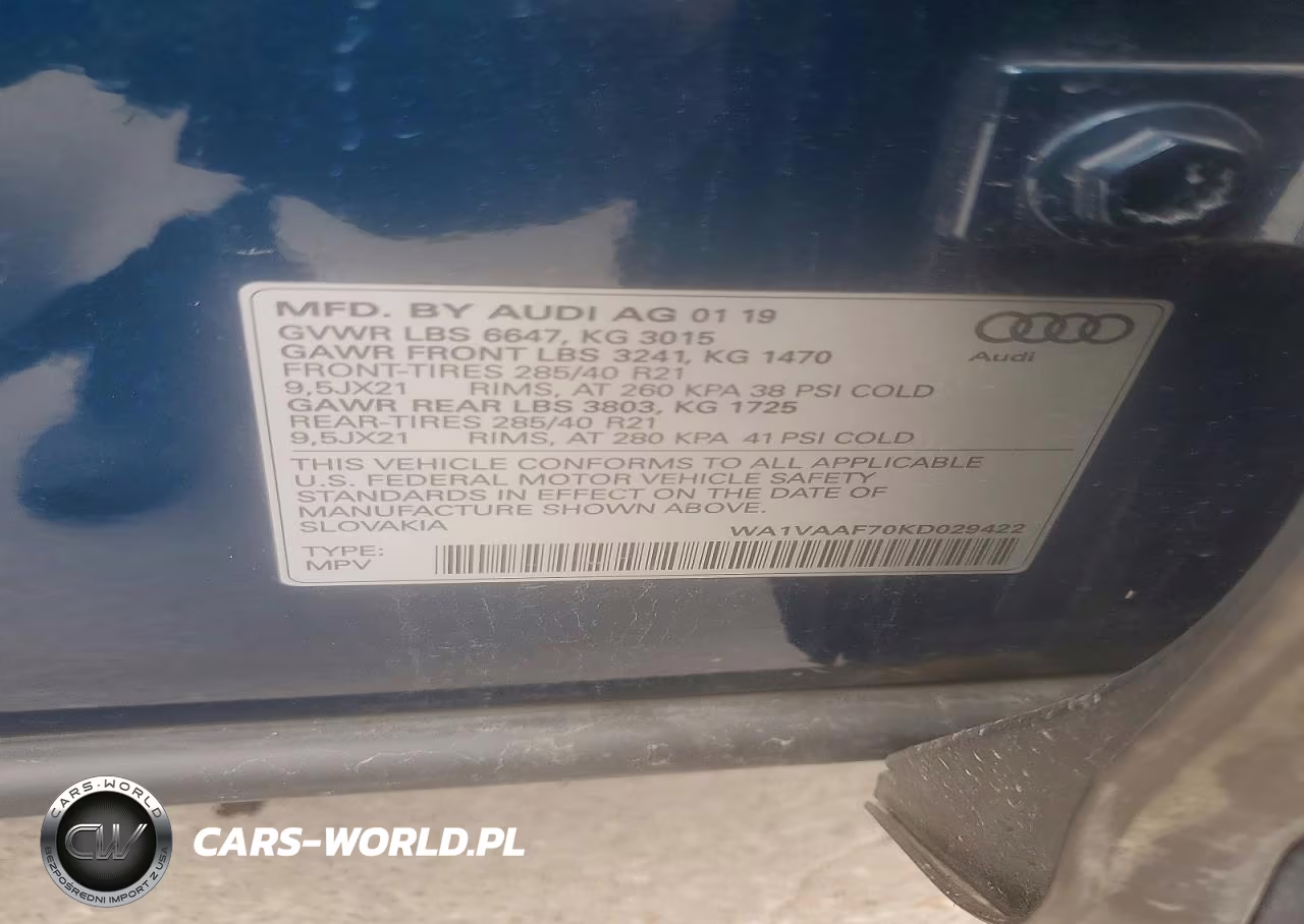 2019 Audi Q7 Prestige VIN:WA1VAAF70KD029422 - 13