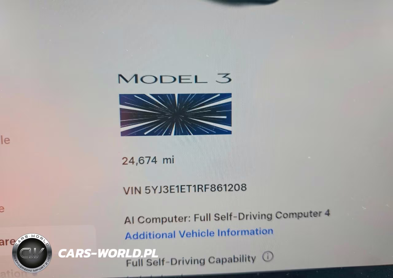 2024 Tesla Model 3 VIN:5YJ3E1ET1RF861208 - 9