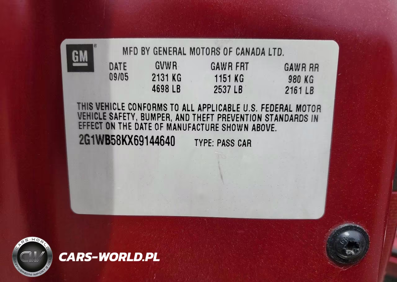 2006 Chevrolet Impala Ls VIN:2G1WB58KX69144640 - 12