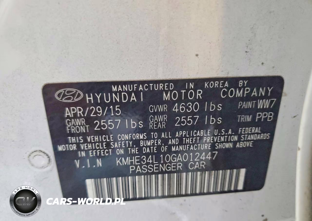 2016 Hyundai Sonata Hybrid Limited VIN:KMHE34L10GA012447 - 12