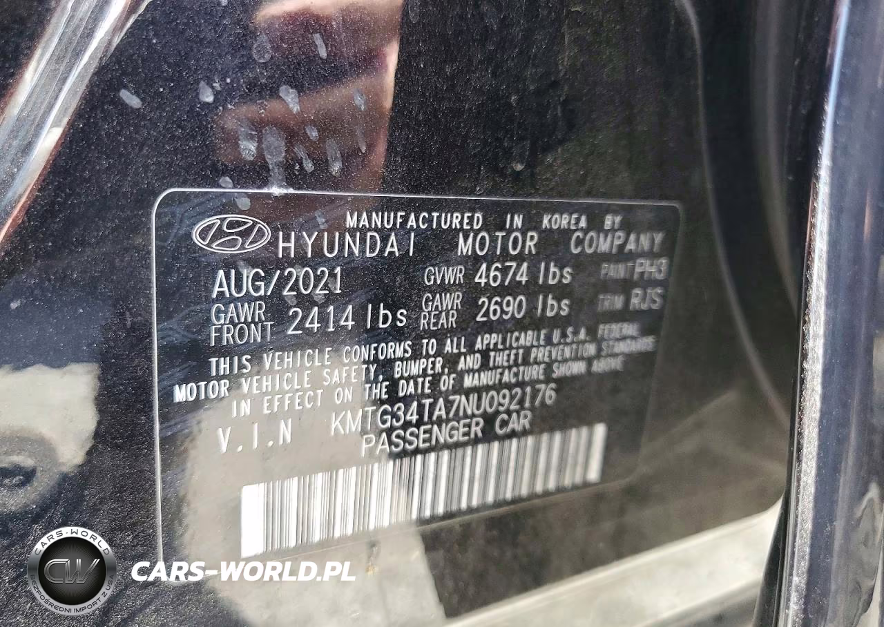 2022 Genesis G70 2.0T VIN:KMTG34TA7NU092176 - 13