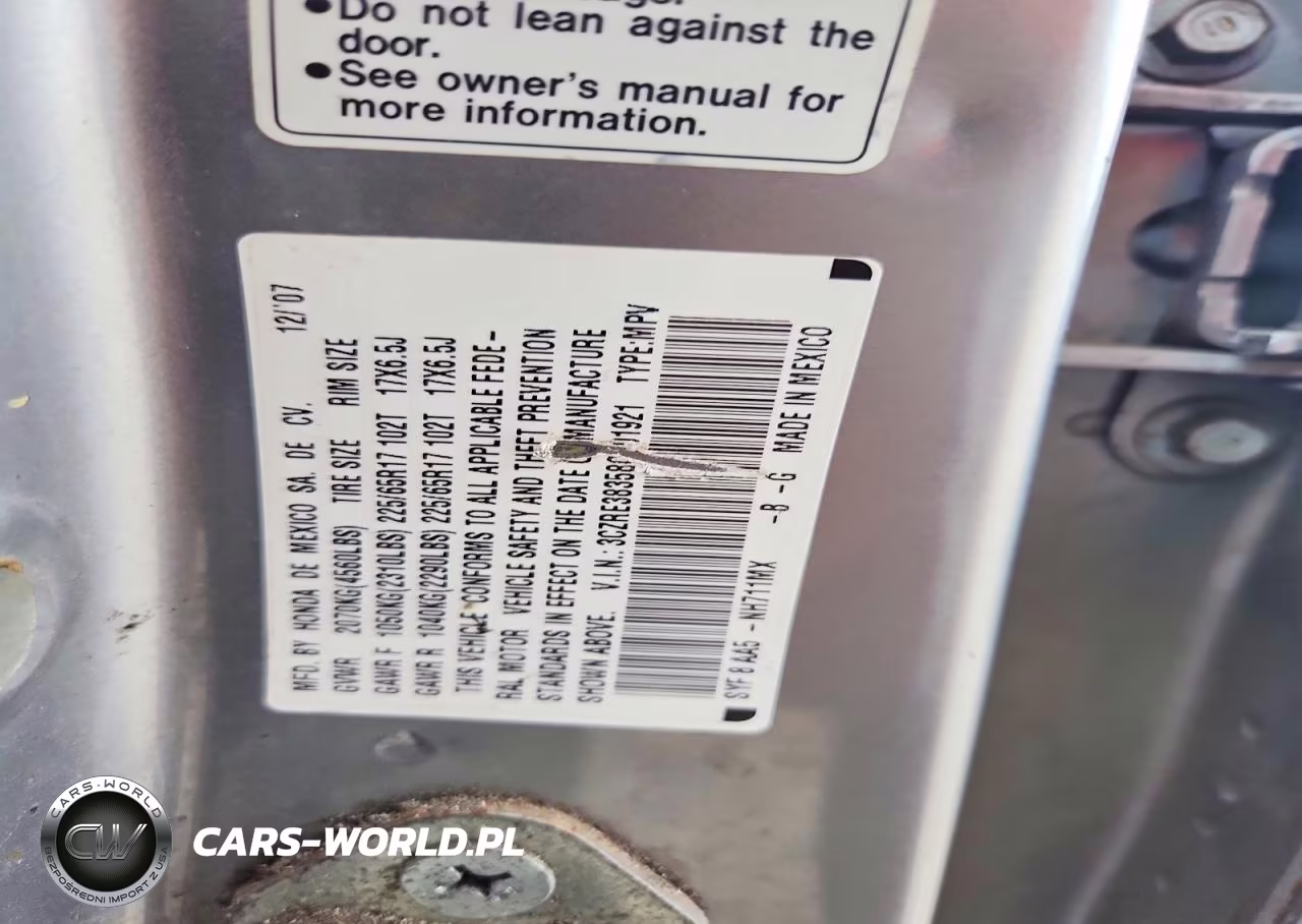 2008 Honda Cr-V Lx VIN:3CZRE38358G701921 - 14
