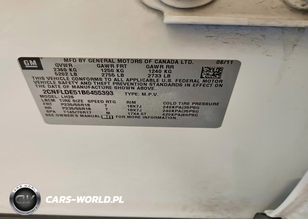 2011 Chevrolet Equinox Lt VIN:2CNFLDE51B6455393 - 13