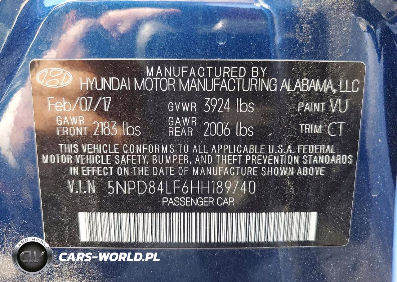 2017 Hyundai Elantra Value Edition VIN:5NPD84LF6HH189740 - 13