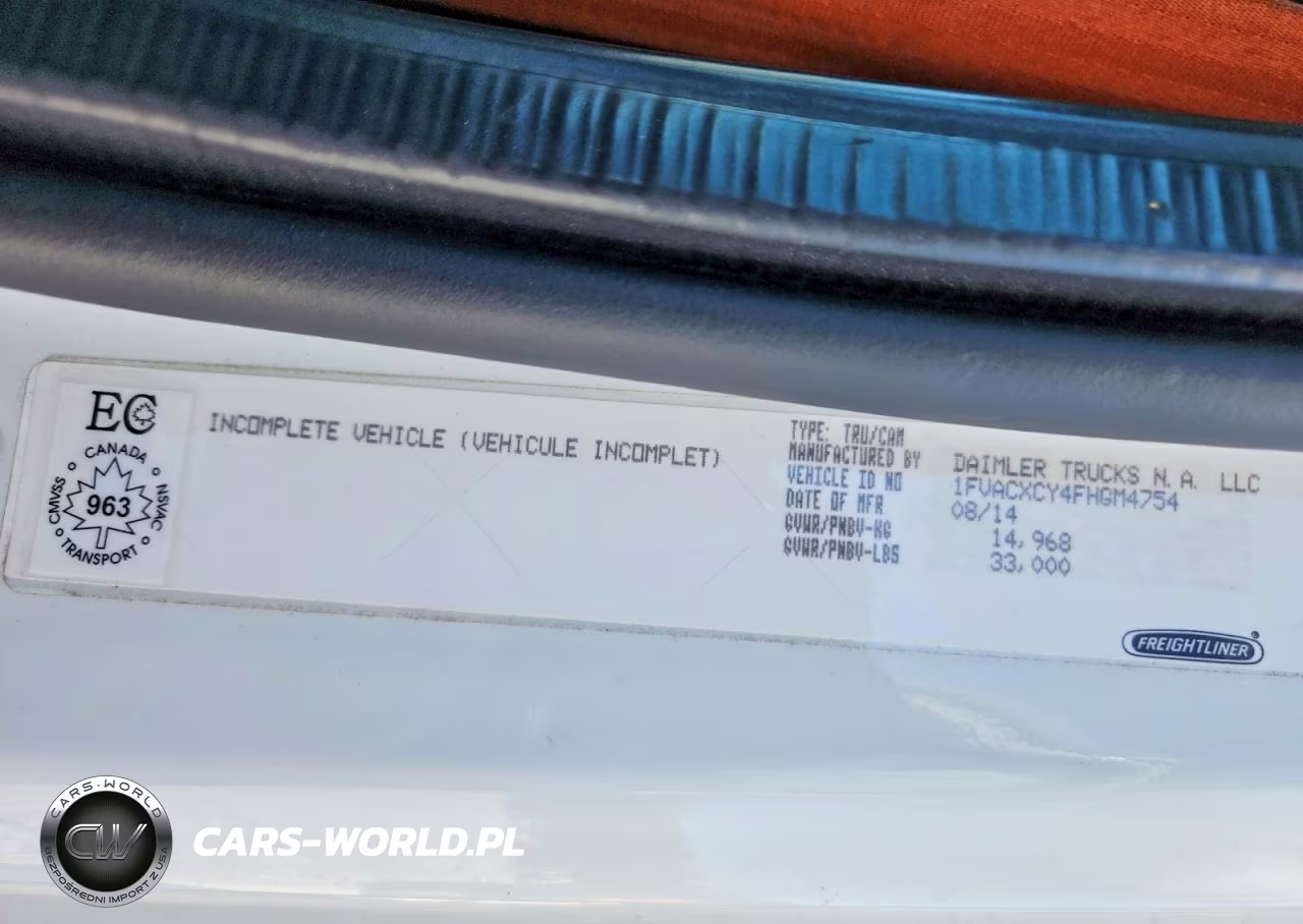 2015 Freightliner M2 106 Medium Duty VIN:1FVACXCY4FHGM4754 - 13
