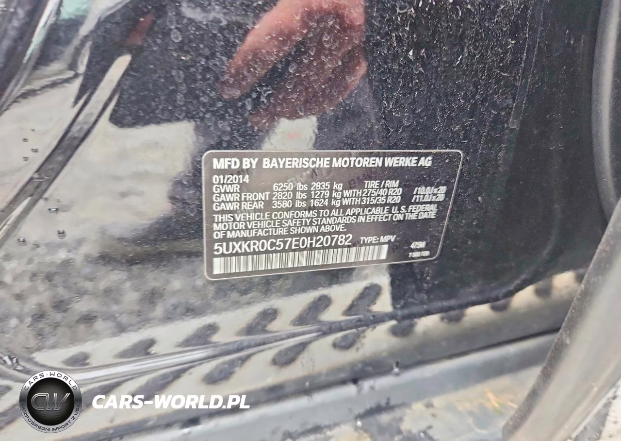 2014 BMW X5 xDrive35I VIN:5UXKR0C57E0H20782 - 13