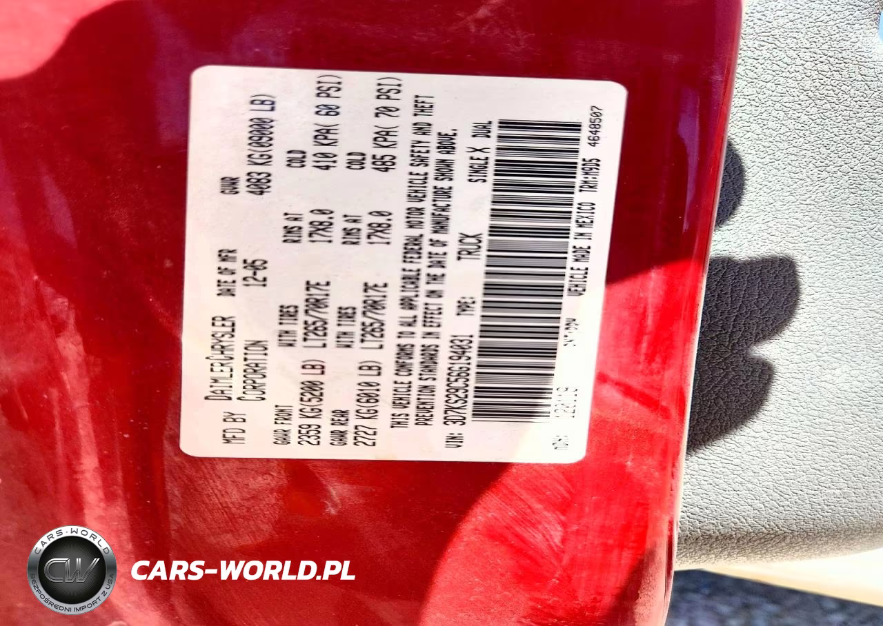 2006 Dodge Ram 2500 VIN:3D7KS29C56G194031 - 12