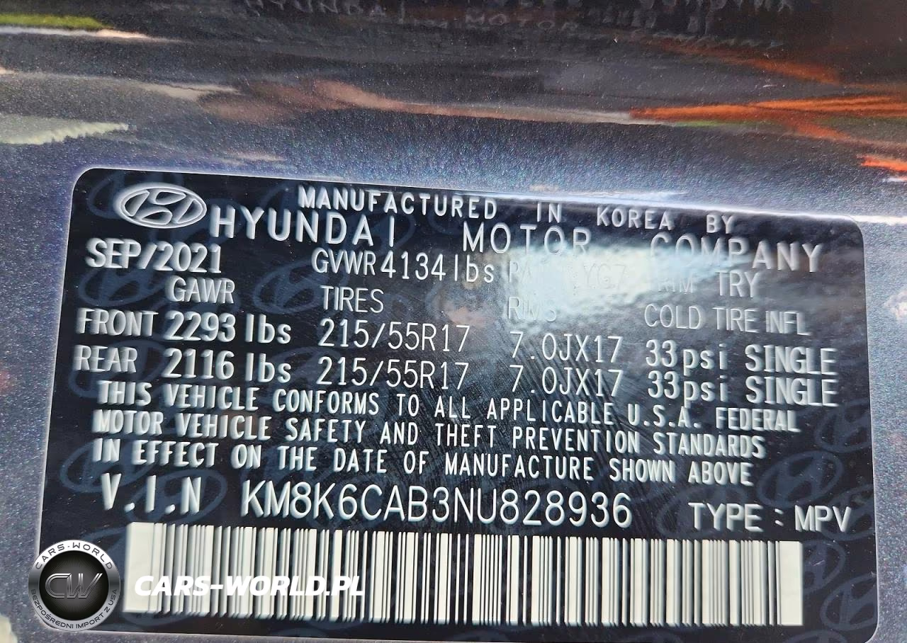 2022 Hyundai Kona Sel VIN:KM8K6CAB3NU828936 - 14