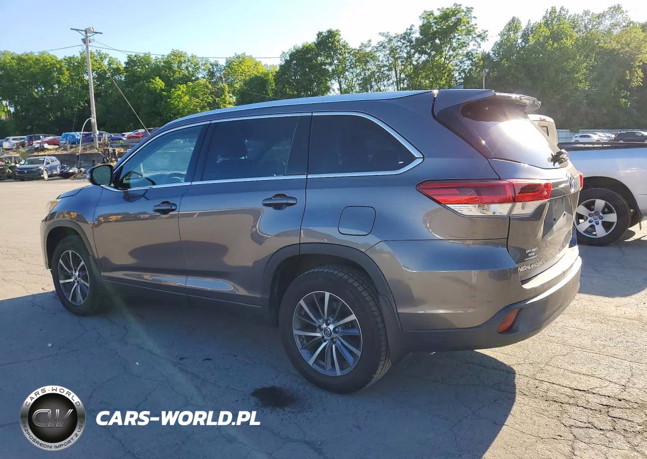 2017 Toyota Highlander Xle VIN:5TDJZRFH2HS387476 - 2