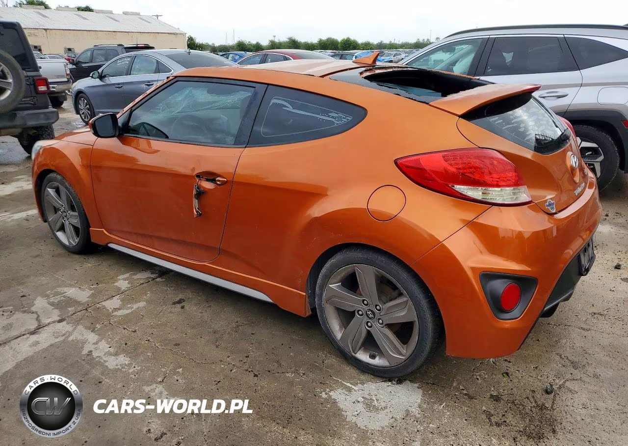 2013 Hyundai Veloster Turbo VIN:KMHTC6AE2DU100516 - 2