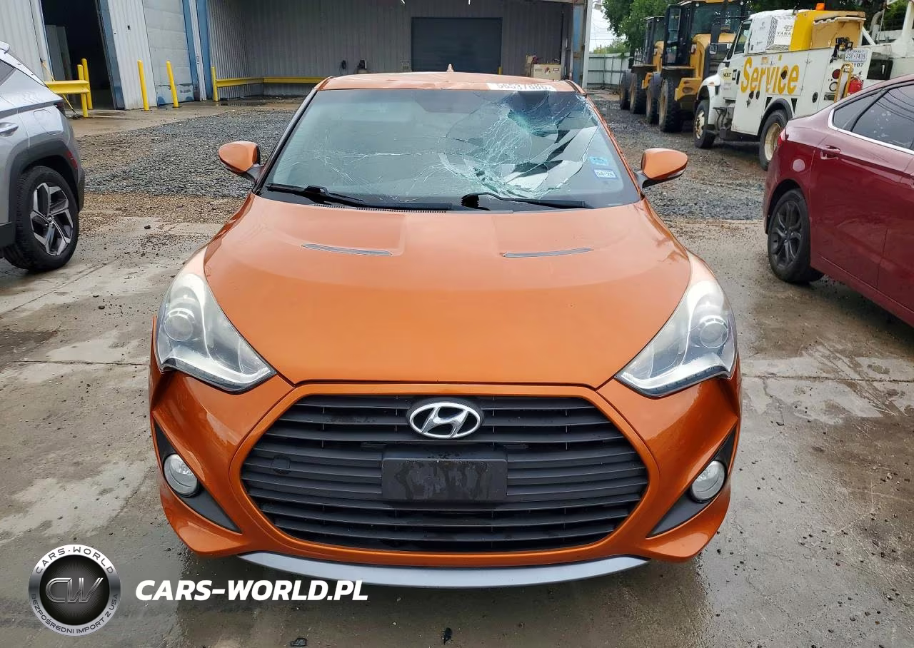 2013 Hyundai Veloster Turbo VIN:KMHTC6AE2DU100516 - 5